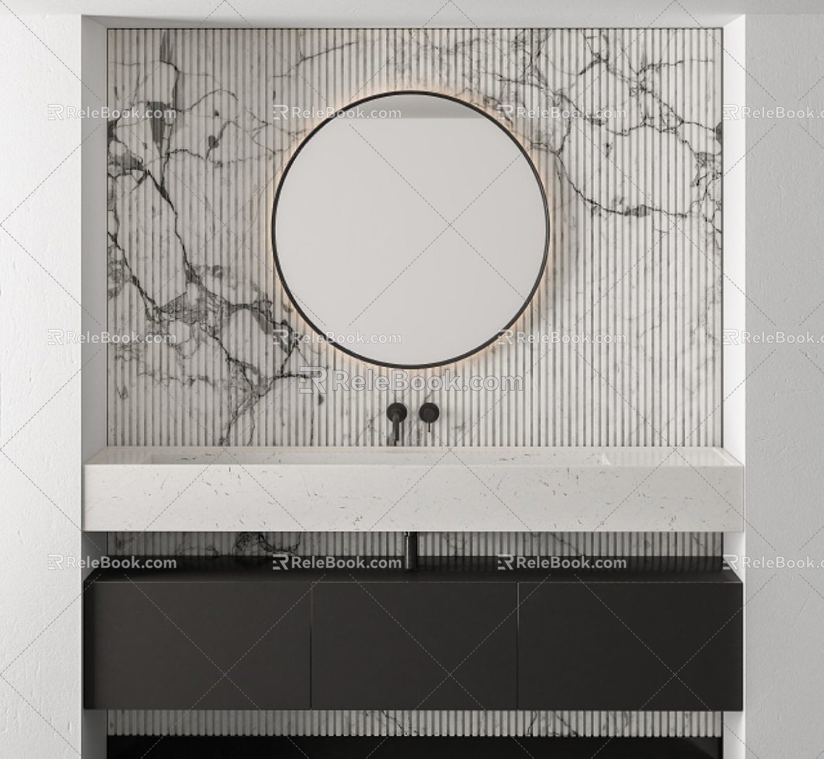 Washbasin mirror 3d model