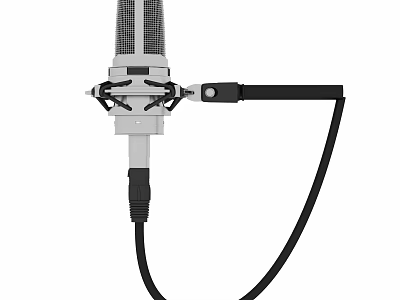 Professional Headphone with Built in Microphone for High Quality Audio Recording 3d model