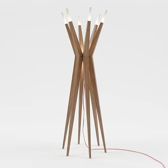 Alien floor lamp 3d model