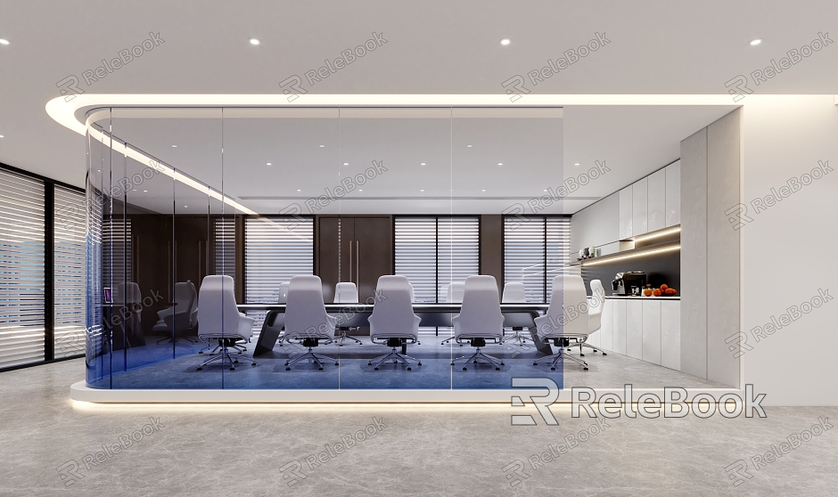 Modern Conference Room Hall model