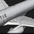 Air China Passenger Airplane White Exterior Red Logo B505Y Wing And Engine