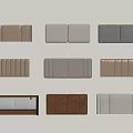 Modern Bedding Modern Bedside Backrest 3d model