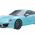 Car Porsche Sedan 3d model