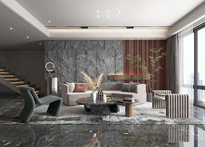 The Silent Living Room 3d model