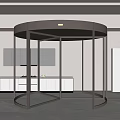 Revolving Glass Door Design For Modern Kitchen Interior With Sleek And Stylish Features