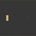 Modern Shelf Structures With Orange And Black Designs Various Layer Configurations On Glossy Black Surface