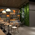 Modern Bakery Interior With Glass Display Case And Fresh Bread Selection