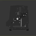 Industrial Equipment with Metal Structure Internal Components and Open Compartments for Commercial Use