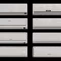 Multiple Wall Mounted Air Conditioner Fans With Sleek Design And Functional Features