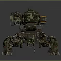 Modern robot spider robot mecha spider sci-fi spider 3d model