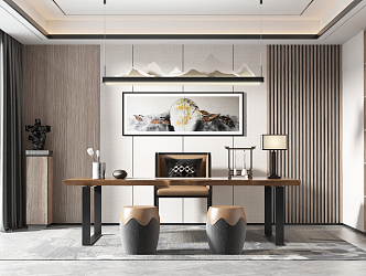 Light Luxury Study 3d model