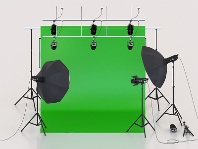 Green screen background screen background wall photography light umbrella light photography base model