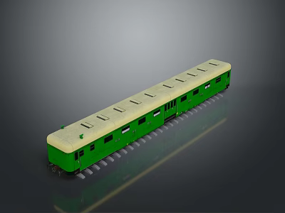 vintage train steam train carriage locomotive head steam carriage train vehicle 3d model