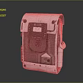 Rugged Vintage Metal Industrial Device With Digital Display And Lock Panel