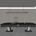 Billiard table 3d model