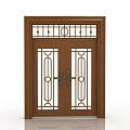 new chinese style gate 3d model