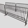 Metal Security Barricades With Steel Frame Construction For Crowd Control And Event Safety