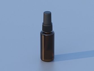 glass bottle perfume bottle cosmetics 3d model