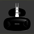 Modern COCOSOS VR Headset With Black White Design Comfortable Headband And Speakers
