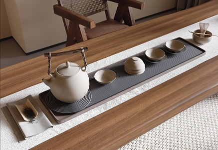 Tea Set 3d model