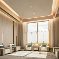 New Chinese VIP Reception Room Reception Room 3d model