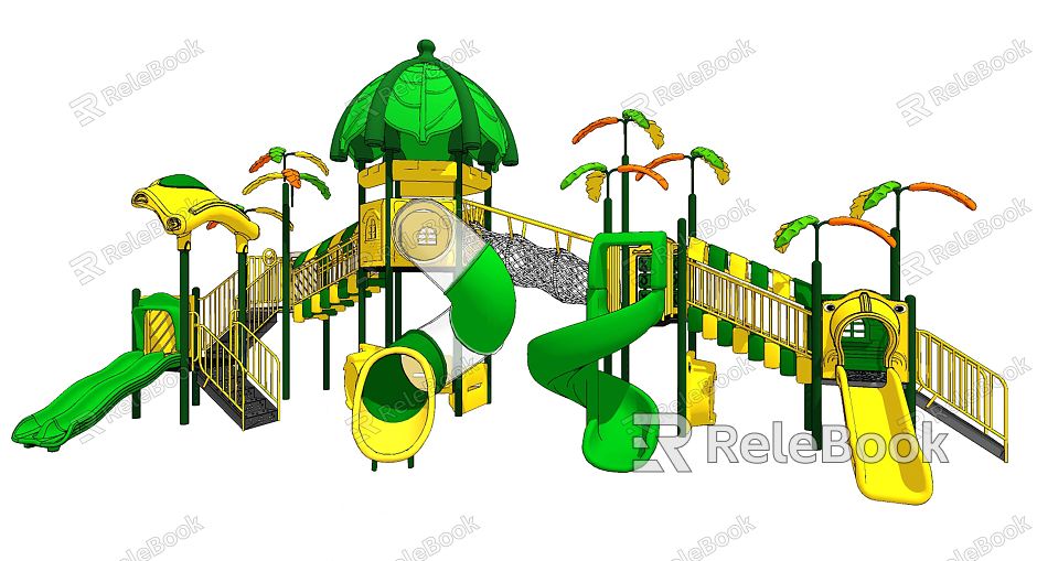 Modern slide children's water park slide entertainment equipment facilities model