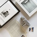 Photography Books Display With Vintage Camera Photos And Prints