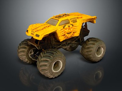 Modern all-terrain vehicle toy car 3d model