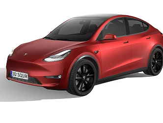Tesla Cars 3d model