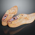 Wooden Shoe Lasts Vintage Handmade Size 31 Marked Shoe Making Tools
