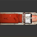 Red Airport Fire Truck With Crane And Unit 6 Identification Details