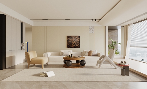 Living room 3d model