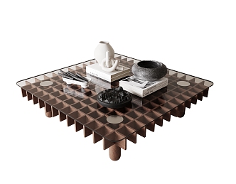 Middle Ancient Style Coffee Table 3d model