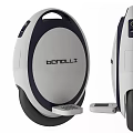 Bonolli Self Balancing Unicycle Modern Design With White And Blue Body And Pedal