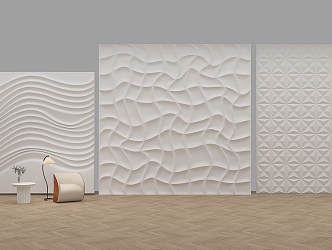 Shaped Wall Background Wall Special-shaped Wall 3d model