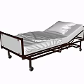 Simple Design Metal Frame Sofa Bed With White Mattress Pillow And Wheels