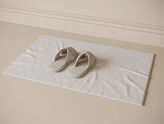 Modern Bathroom Slippers 3d model
