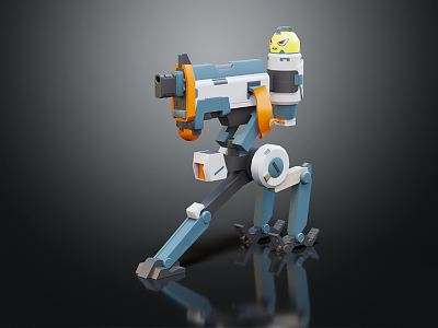 modern robot mechanical robot tool robot science fiction robot 3d model