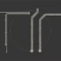 Industrial Metal Pipe Fittings With Various Shapes For Mechanical Applications
