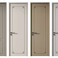Modern Swing Doors With Different Designs For Home Interior Decoration 3d model