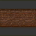 Solid Wooden Table With Rectangular Smooth Top And Sturdy Brown Legs Design