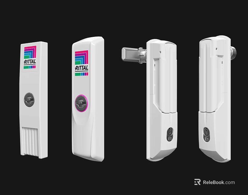 RITUAL White Daily Electrical Appliances With Various Designs And Control Buttons 3d model 