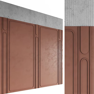 Modern background wall 3d model