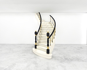 revolving staircase 3d model