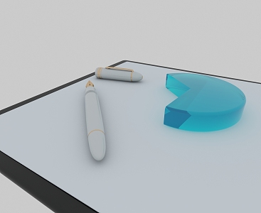 Modern Notebook 3d model