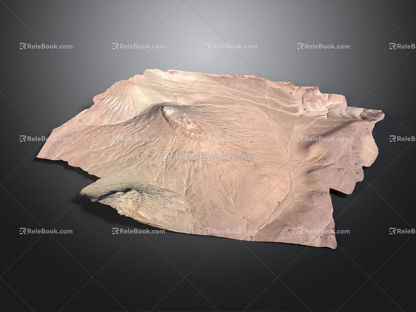 Geography, topography, mountain shape, ridge, ridge, valley, mountain range, canyon, geomorphology, mountain peak, mountain body 3d model