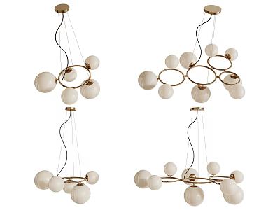 Modern Chandelier Art Chandelier Spherical Chandelier 3d model