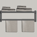 Modern towel rack 3d model