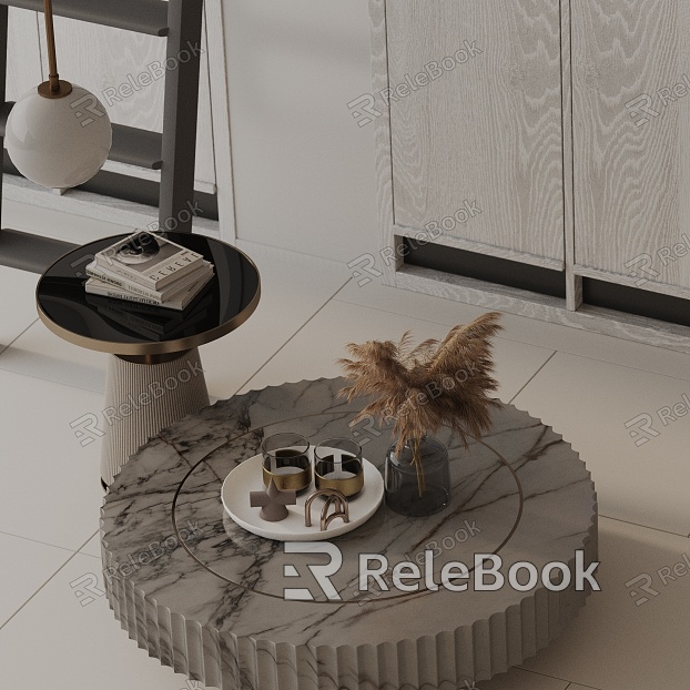 Modern coffee table model