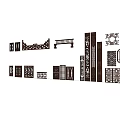 Different Carved Window Design Types with Intricate Patterns and Decorative Details